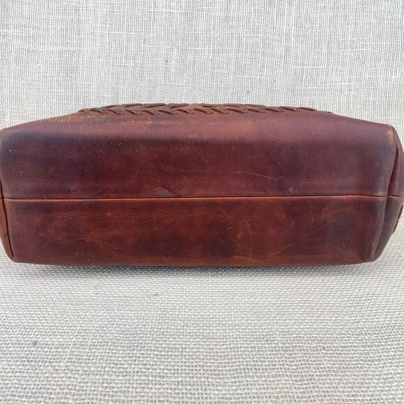 Tree Of Life Est. 2012 Logo Woven Leather Detail Large Tote Large Shoulder Bag - Picture 7 of 7